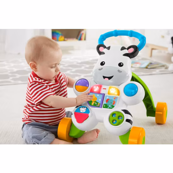 Fisher-Price Lära-Gå-Vagn Zebra