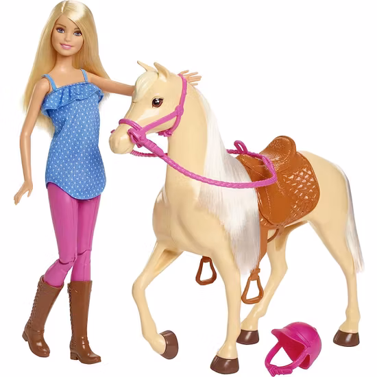 Barbie Docka Med Häst