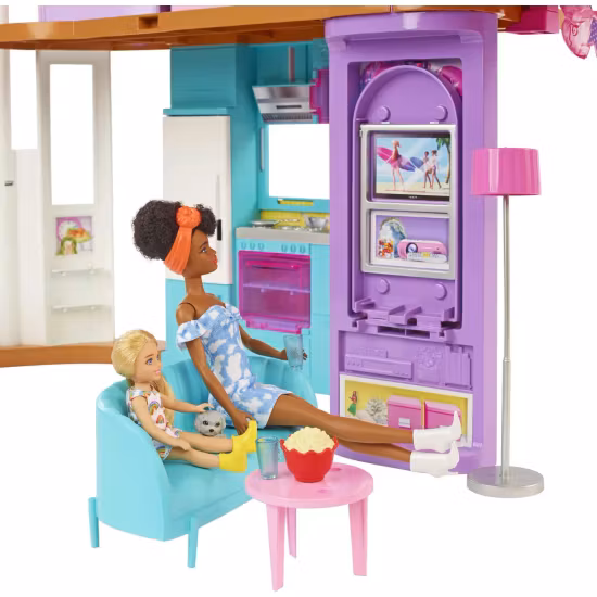 Barbie Malibu Semesterhus med Möbler & Tillbehör