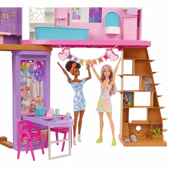 Barbie Malibu Semesterhus med Möbler & Tillbehör