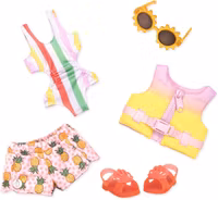 Glitter Girls Strand Outfit
