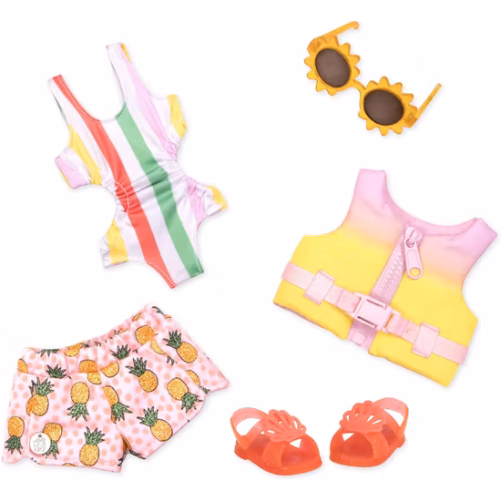 Glitter Girls Strand Outfit