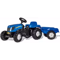 Rolly Toys Tramptraktor Med Släp New Holland