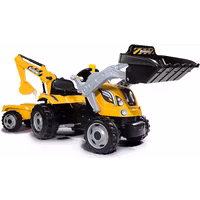 Smoby Traktor Med Släp Och Grävare