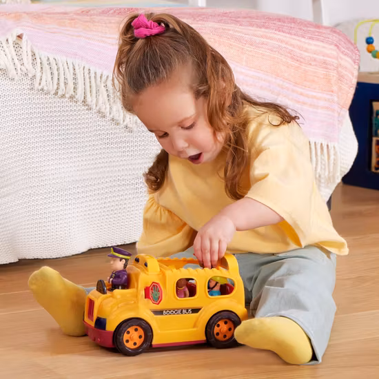 Battat Toys Skolbuss Med Figurer