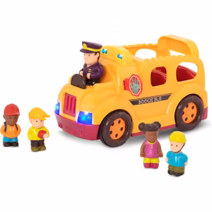 Battat Toys Skolbuss Med Figurer