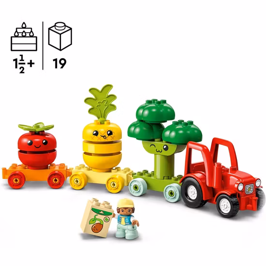 LEGO 10982 DUPLO Min första Frukt - Och Grönsakstraktor
