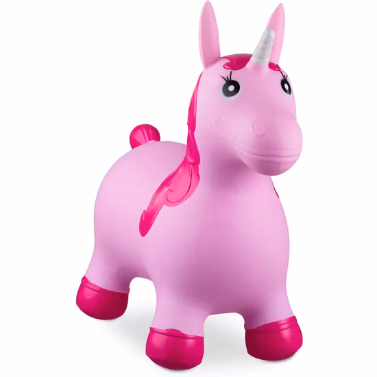 Relaxdays Hoppdjur Enhörning Rosa