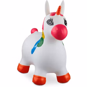 Relaxdays Hoppdjur Enhörning Inklusive Luftpump