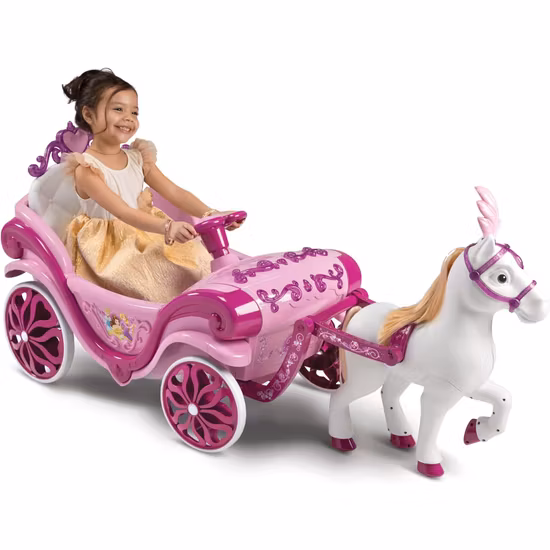 Disney Princess Elektrisk Häst Och Vagn