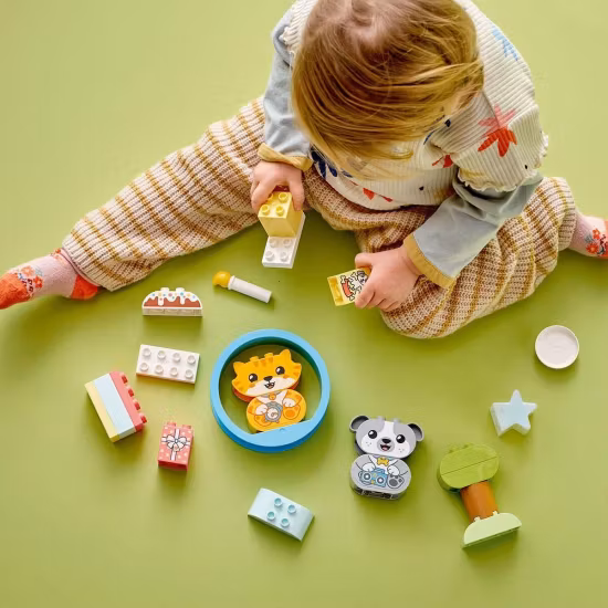 LEGO DUPLO 10977 Min Första Hundvalp & Kattunge Med Ljud