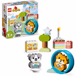 LEGO DUPLO 10977 Min Första Hundvalp & Kattunge Med Ljud