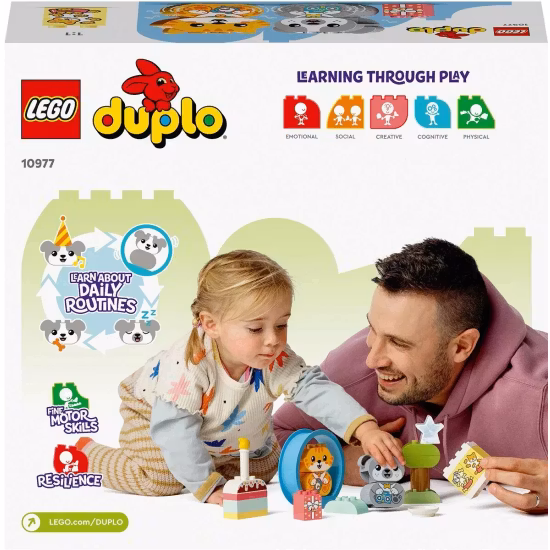 LEGO DUPLO 10977 Min Första Hundvalp & Kattunge Med Ljud