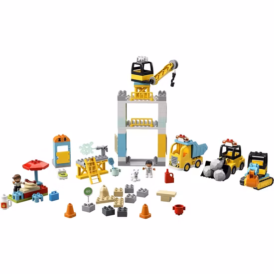 LEGO® DUPLO® 10933 Lyftkran och byggnadsarbete