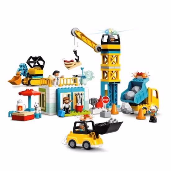 LEGO® DUPLO® 10933 Lyftkran och byggnadsarbete