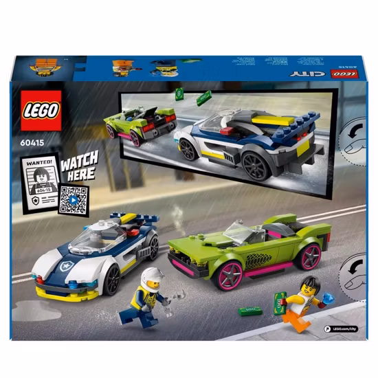 LEGO City 60415 Jakt Med Polisbil Och Muskelbil