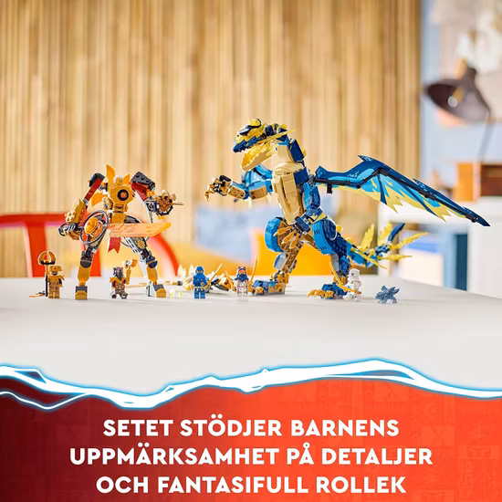 LEGO NINJAGO Elementdraken mot Kejsarinnans robot
