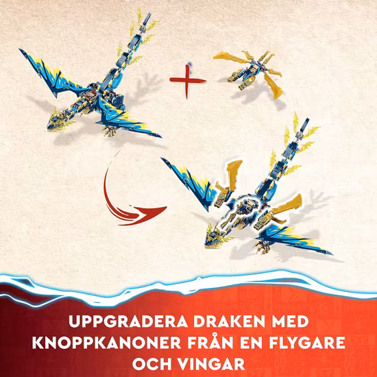 LEGO NINJAGO Elementdraken mot Kejsarinnans robot