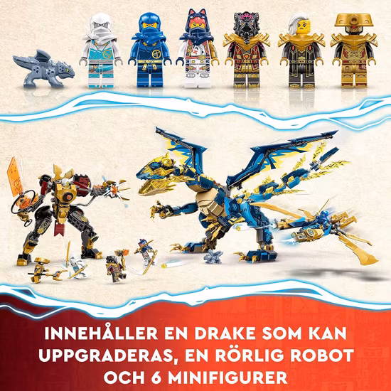 LEGO NINJAGO Elementdraken mot Kejsarinnans robot
