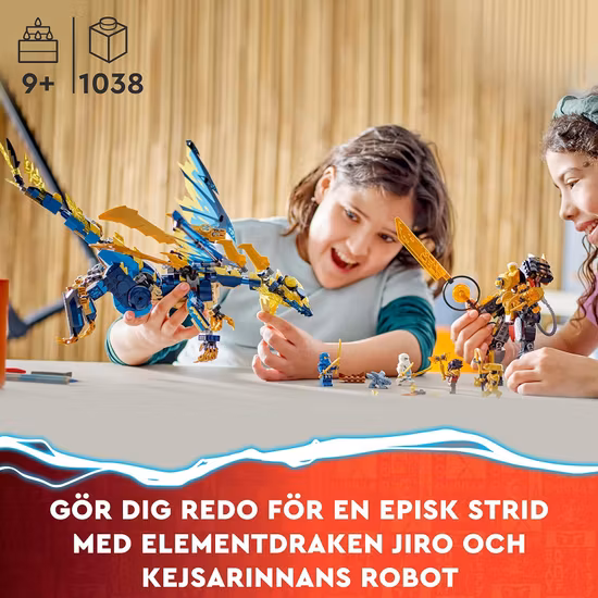 LEGO NINJAGO Elementdraken mot Kejsarinnans robot