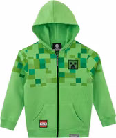 Minecraft Creeper Hoodie Grön