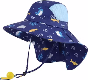 Matt Keely Solhatt Med UV Skydd Marinblå