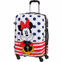 American Tourister Disney Alfatwist Spinner Resväska 36 L, Minnie Blue Dots