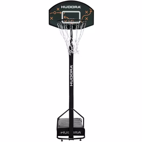 Hudora höjdjusterbar basketkorg med stativ