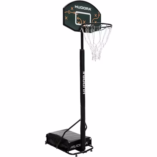 Hudora höjdjusterbar basketkorg med stativ