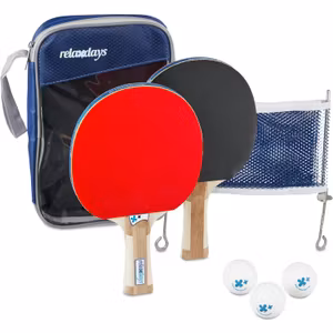 Relaxdays Bordtennisset Med Nät