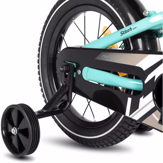Stitch Totem Barncykel 14" Turkos