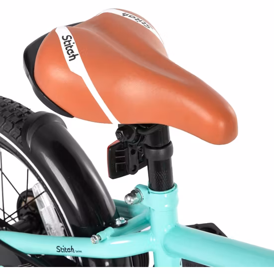 Stitch Totem Barncykel 14" Turkos