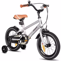 Stitch Totem Barncykel 14" Silver