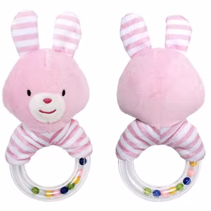 Snuggle Sprouts Skallra Kanin Rosa