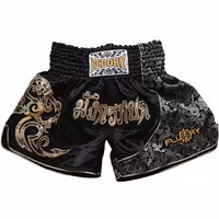 Fluory Muay Thai Shorts Svart