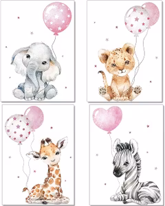 Artpin Poster 4-Pack Safari