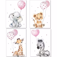 Artpin Poster 4-Pack Safari