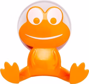 Wenko Självhäftande Väggkrok Groda Orange