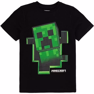 Minecraft Creeper T-shirt Svart