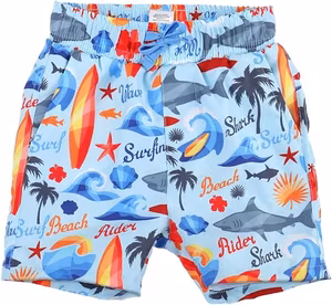 Lacofia Badshorts Ljusblå