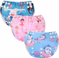 Mixidon Återanvändbar Badblöja 3-Pack Blå/Rosa