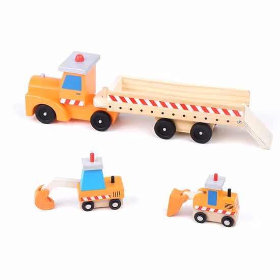 Speed Spike Lastbil Med Minigrävare