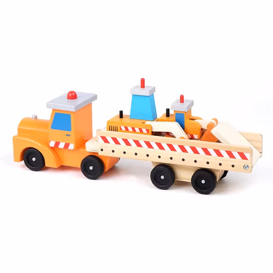 Speed Spike Lastbil Med Minigrävare