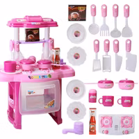 Beambox Toys Kök med ljus och ljud Rosa