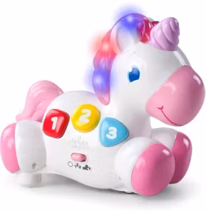 Bright Starts Rock & Glow Enhörning