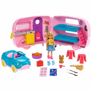 Barbie Chelsea Club Camper Husvagn