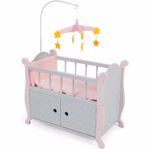 Bayer Chic Docksäng Med Sängmobil Grå