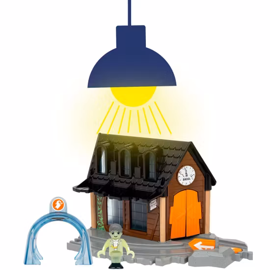 Brio 36007 Kuslig Tågstation Med Smart Tech Sound