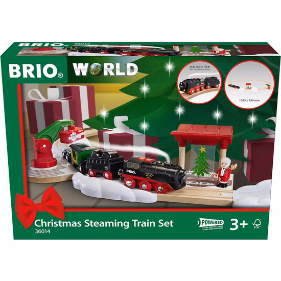BRIO World 36014 batteridriven ånglok julset