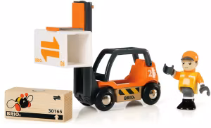 BRIO World 33573 Gaffeltruck med Förare